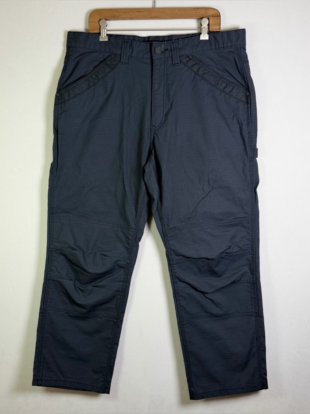 Men’s Ridgecut Toughwear Ripstop Utility Work Pant Gray 38x30 Gorpcore Outdoor
